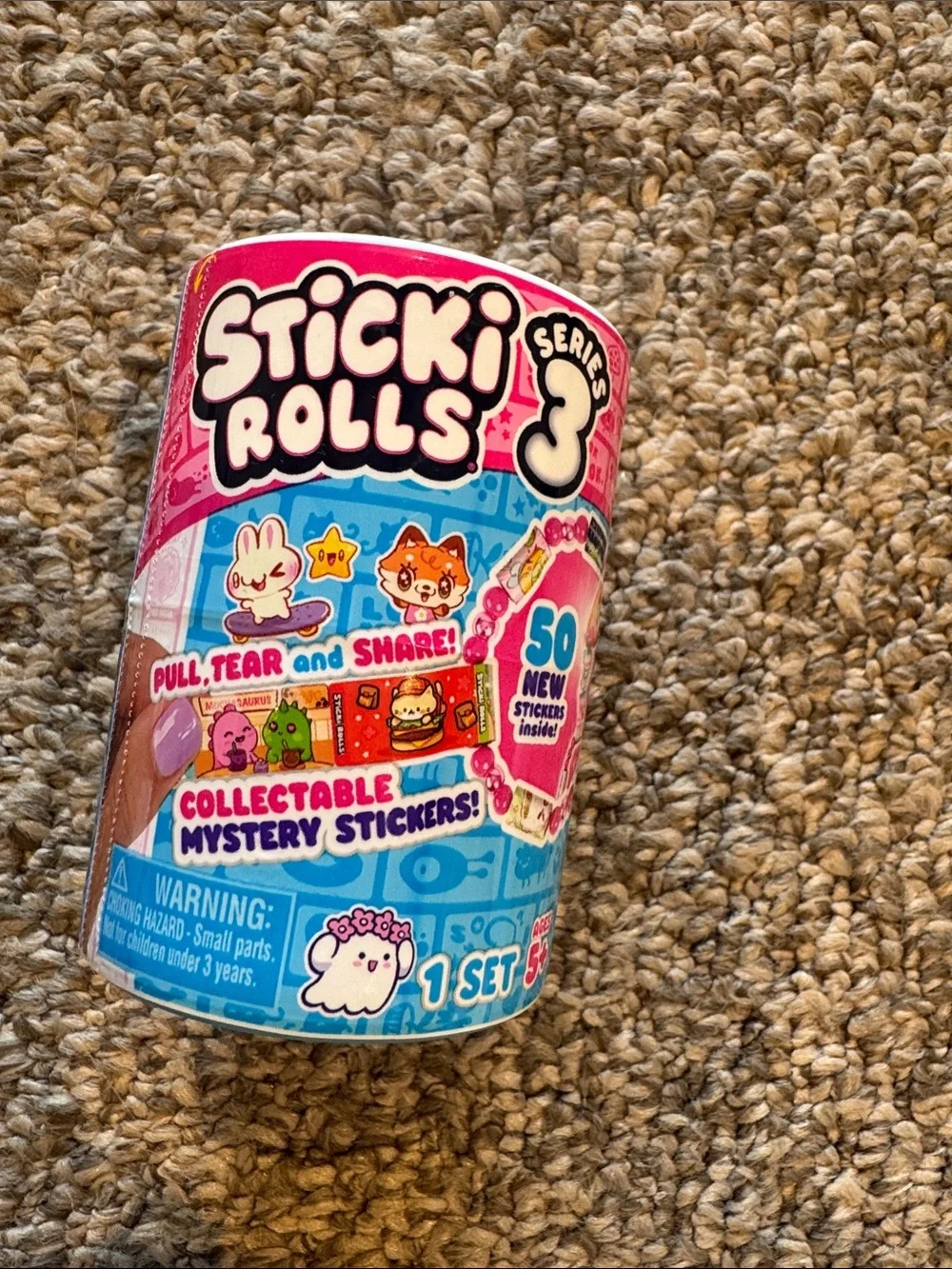 Series 3 Collectable Mystery Stickers - Pink